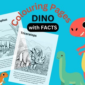 Printable Coloring Pages, Kids Coloring Pages, Dinosaur coloring pages, Printable Educational Coloring Pages, Mindfulness Coloring Pages