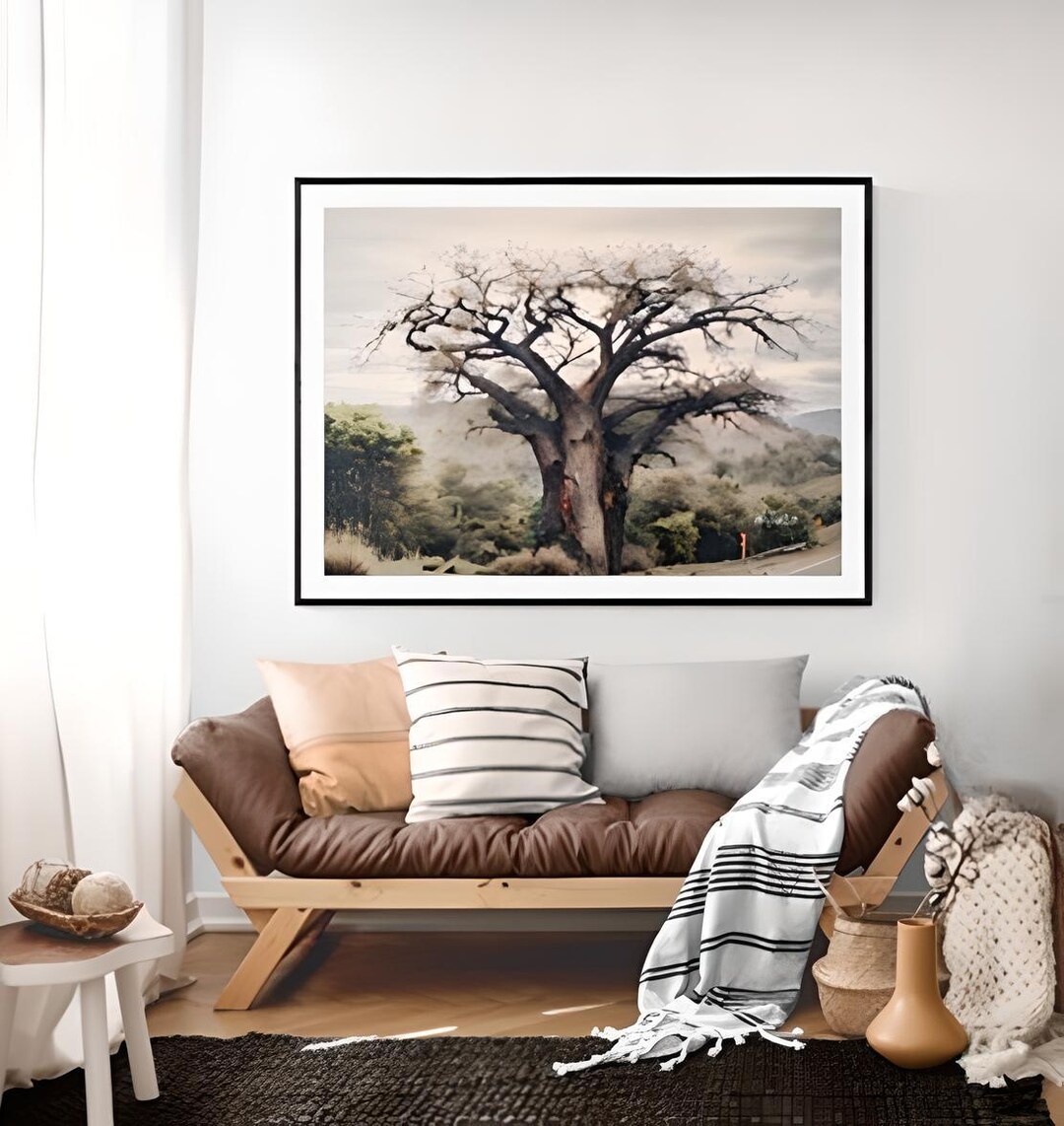 Majestic Baobab Tree Art Printable Wall Decor Designs for Nature and ...