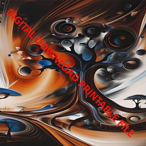 Unique abstract next level Baobab design – Tranquil Prints for reforming your wall space into an abstract wonderland.