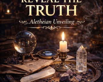 Aletheian Unveiling Spell – Strengthen Discernment, Reveal Truth, Clarity Ritual