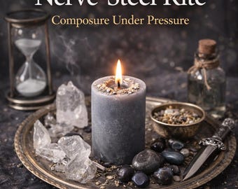 Nerve-Steel Rite Ritual – Calm Focus, Steady Composure Under Pressure