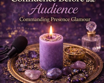 Commanding Presence Glamour Ritual – Confidence, Clarity, Impact Before Audience