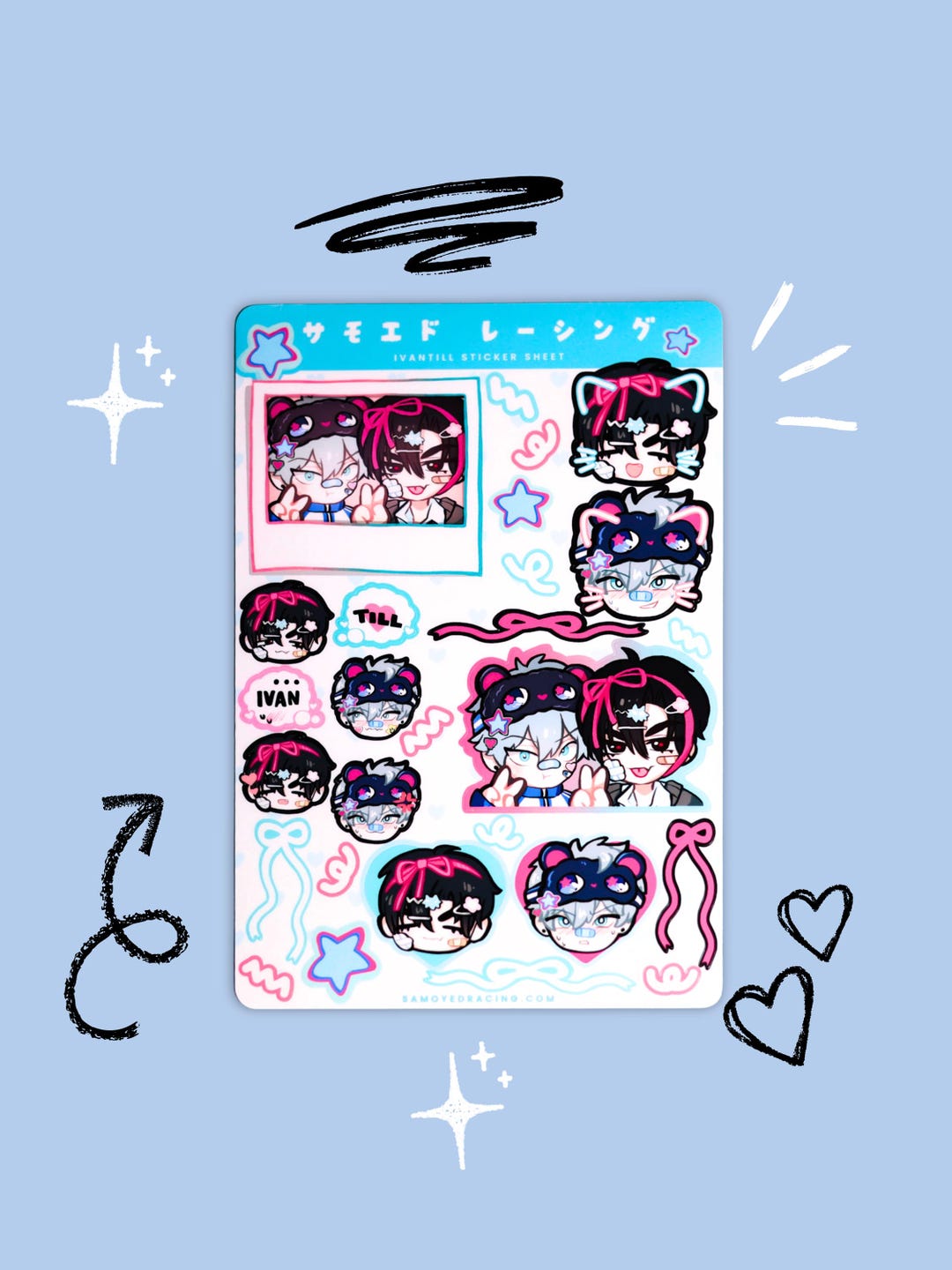 Alien Stage Ivantill Decora Sticker Sheet - 5x7" Large Sticker Sheets ...