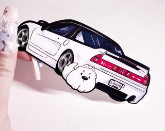 1997 NSX Acura Honda Vinyl Sticker | Samoyed Racing Design