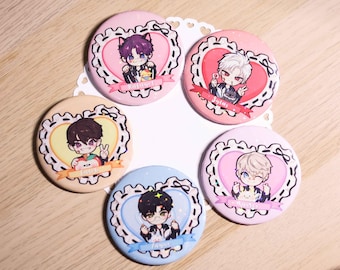 LADS • Love & DeepSpace • 3" Pin Buttons