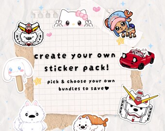 Mix & Match: Pick Any 5 Stickers!