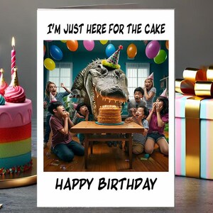 Tarjeta de cumpleaños divertida de cocodrilo / Tarjeta de cumpleaños infantil, Tarjeta de cumpleaños para niños, Tarjeta de cumpleaños de animales, Tarjeta de cumpleaños divertida, Animal de fiesta de caimán