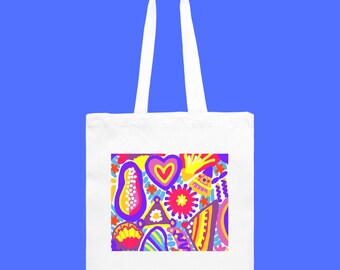 Happy Shapes - Tote Bag Heavy
