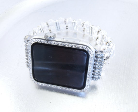 Apple Watch Band - Clear Crystal and Rhinestone Apple Watch Band Wedding, Bride, Gift