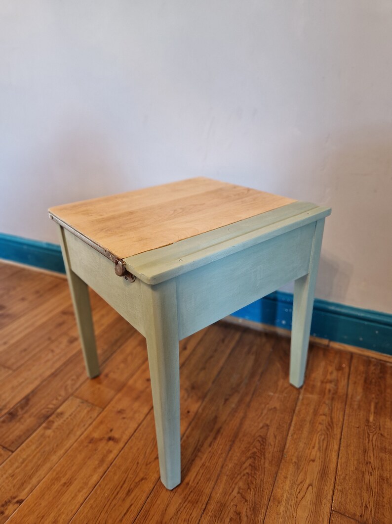 Upcycled Children's School Desk/table Solid Wood, Sturdy and Quirky