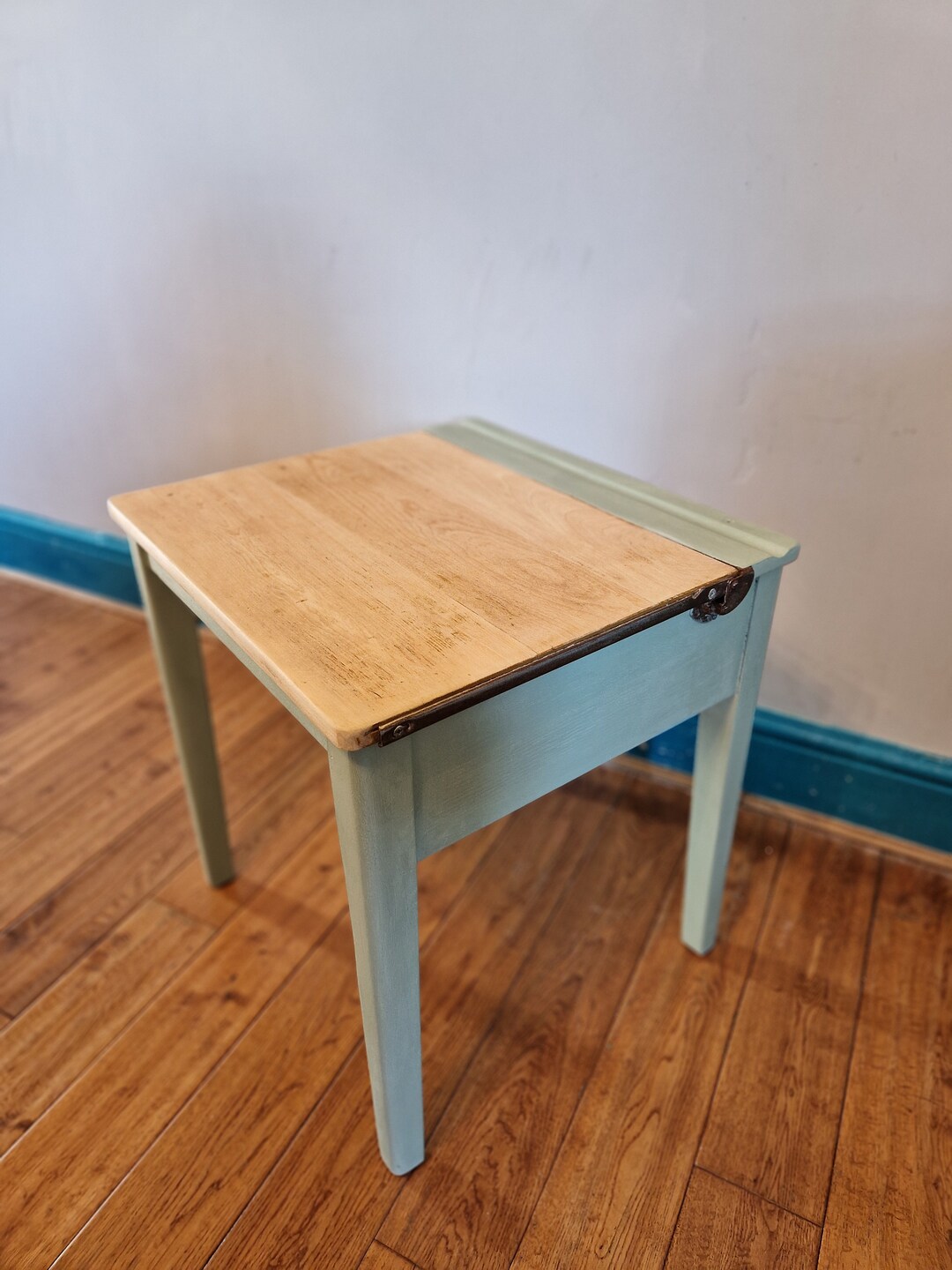 Upcycled Children's School Desk/table Solid Wood, Sturdy and Quirky