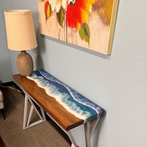 Console Table, Entry Way Table, Custom order, Epoxy resin table, Handmade Table, Home decoration, Living room furniture, Handmade Furniture