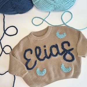Embroidered Name sweater