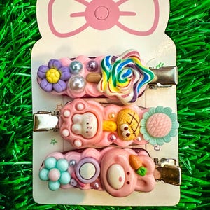 Decoden Hair Clip Set