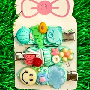 Decoden Hair Clip Set