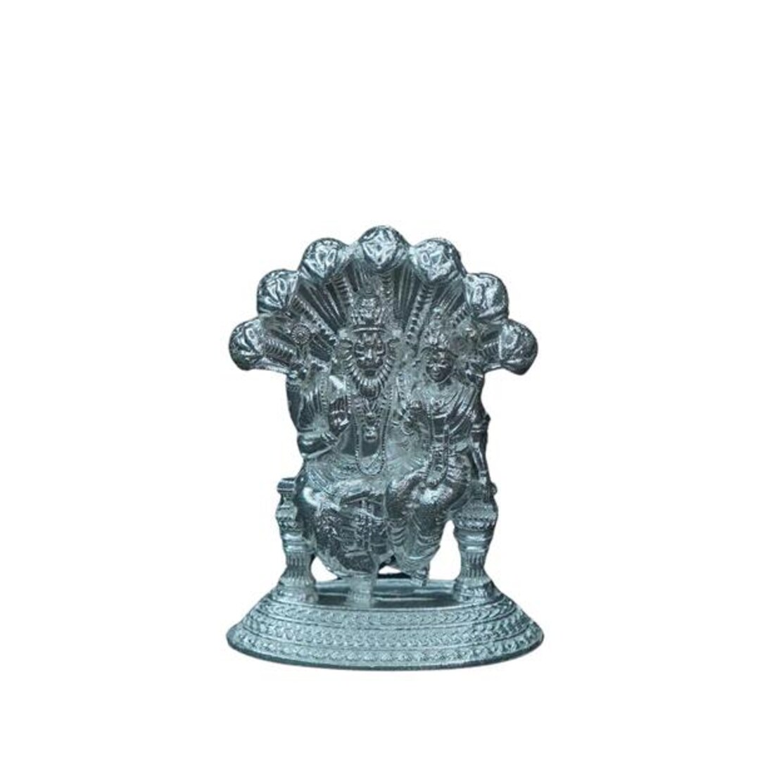 Pure Silver Laxmi Narasimha Swamy 39.10g, Silver Laxmi Narasimha, Laxmi ...
