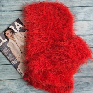 Knitted scarf, knitted scarf hood, cozy knitted scarf, hand-tied hood, Sophie hood, fluffy merino hood(6 Colors)