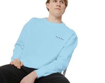 Suéter bordado Trust The Process (bordado azul de los Sixers)