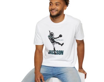 DeSean Jackson Celebration T-shirt, Unisex Eagles Garment-Dyed Graphic Tee