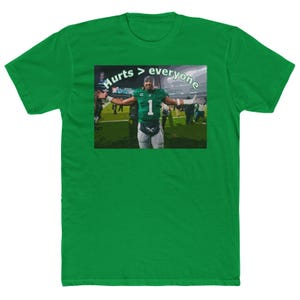 Jalen Hurts Retro Comic Drawing Tee