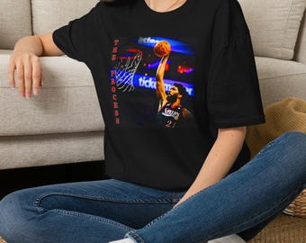 Joel "The Process" Embiid Dunk Graphic Tee, 100% Cotton 76ers T-Shirt