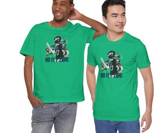 Quinyon Mitchell No Fly Zone T-Shirt, Bella Canvas, Unisex Eagles Jersey-style Tee
