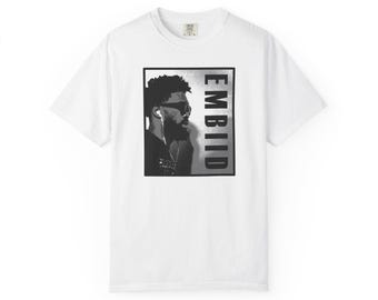 Joel Embiid Sunglasses T-Shirt, Original Sketch, Comfort Colors Unisex Sixers T Shirt