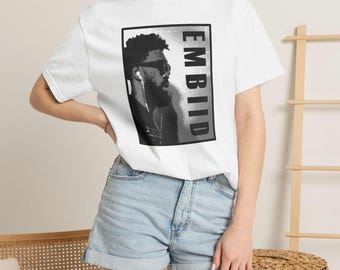 Joel Embiid Sunglasses Sketch T-Shirt, Comfort Colors 100% Cotton Tee