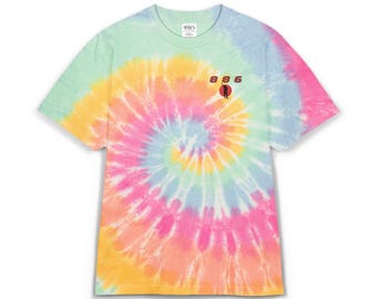 Camiseta bordada con efecto tie-dye de Tyrese Maxey 886 3PM