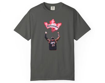 LeBron James Sixers Chalk Throw T-Shirt, Comfort Colors, Unisex 76ers Garment-Dyed Graphic Tee