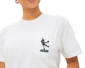 Camiseta de bolsillo ultrasuave DeSean Jackson Falling Backwards Celly Eagles