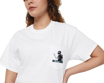 Quinyon Mitchell No Fly Zone Unisex Eagles Heavy Cotton Pocket Tee