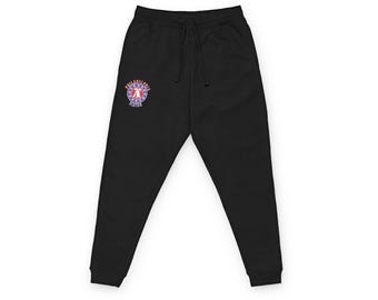 Embroidered Sixers Fleece Joggers, Original Sixers Redesign, Liberty Bell and Stars