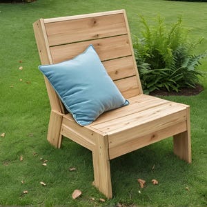 DIY Patio Garden Chair Build Plan: Woodworking PDF