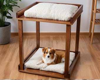 Plano de construção de cama de madeira para cães e gatos faça você mesmo - Marcenaria fácil (PDF)