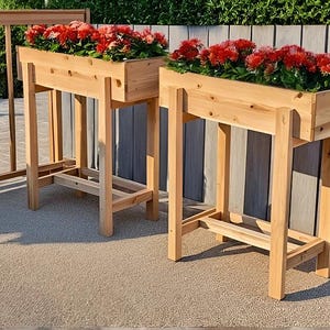 DIY wooden outdoor planter box build plan, Woodworking plans, DIY Planter Box , DIY build plan, pdf file