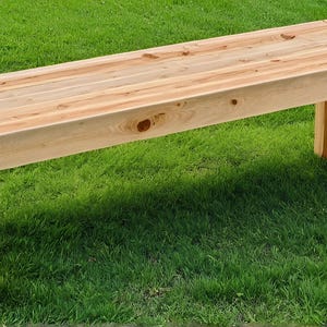 DIY Wooden Indoor Bench Build Plan: Beginner Woodworking (PDF)