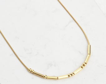 Personalized Morse Code Necklace – Custom Name Pendant in Gold or Silver