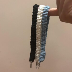 Macrame strap