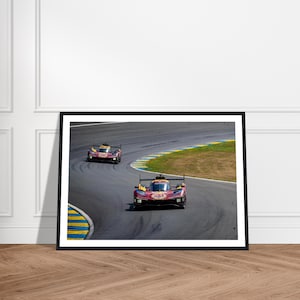 Ferrari Hypercar | 24h of Le Mans | Motorsport Poster | Race | Car Wall Art Print | Motorsport Birthday Gift | Super Car Print | Home Decor