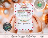 Easy Peasy Holiday Recipe Card Bundle 5x7 Canva Digital Download Holiday Recipe Cards Christmas Gift Ideas Cozy Recipe Instant Downloads