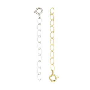 Necklace Chain Extender | Gold, Silver, Rose Gold | Jewelry Accessory
