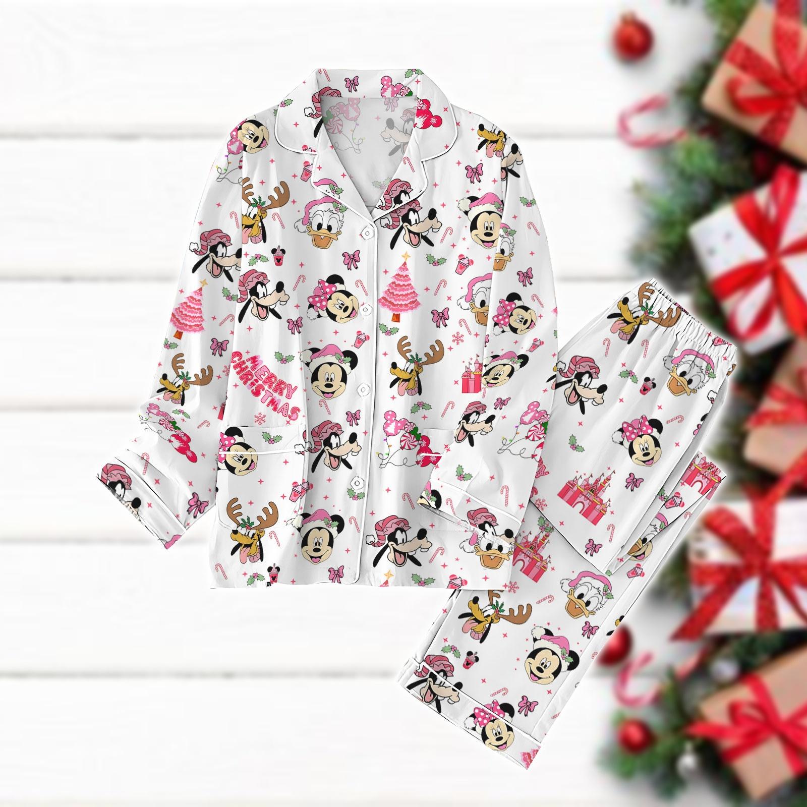 Womens minnie mouse christmas pjs hotsell