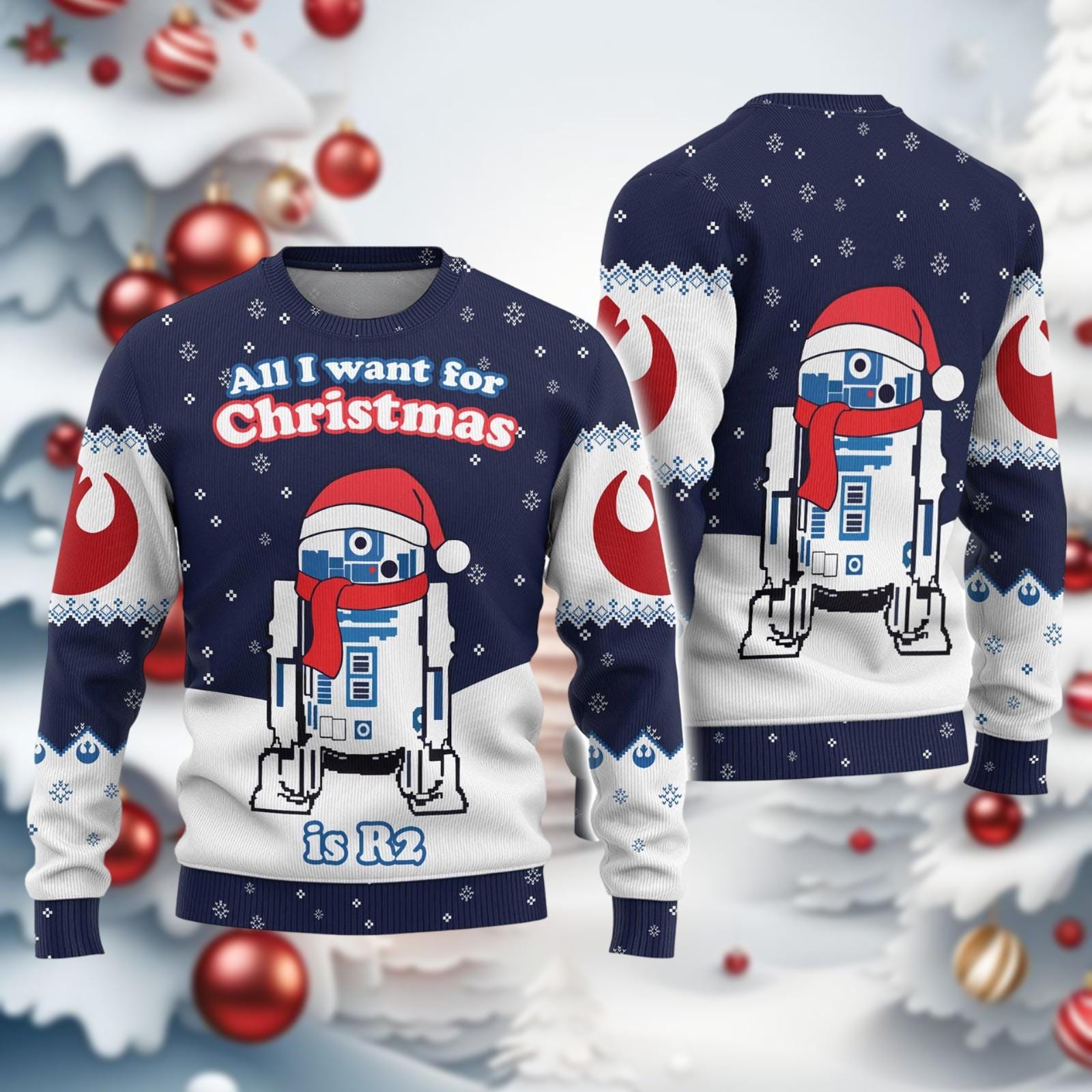 R2d2 Christmas Sweater UK