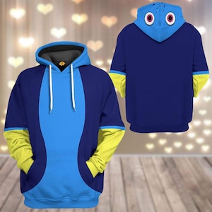 Finding Nemo Dory Costume Hoodie, Finding Dory Sweatshirt, Disney Matching Family Shirt, Pixar Nemo Sweatshirt, Cartoon Fish Love Gift