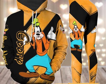 Gepersonaliseerde Goofy hoodie, Goofy hondenlegging, shirt A Goofy film, outfit voor hondenliefhebbers, shirt Max Goof, Disney film cadeau voor fans