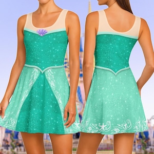 little mermaid figure skating dress style 2314