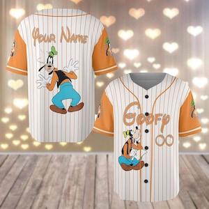 Custom Goof Baseball Jersey, A Goofy Movie Jersey Shirt, Max Goof Baseball Shirt, Disney Jersey Men, Personalized Matching Team Shirt
