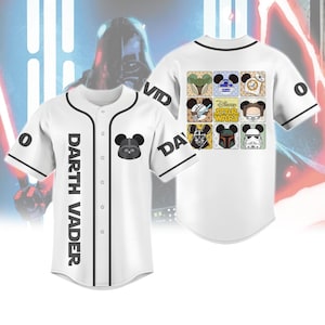 Custom Darth Vader Baseball Jersey, Star Wars Baseball Shirt, Anakin Skywalker Jersey Shirt, Matching Jersey Team, Father&#39;s Day Gift