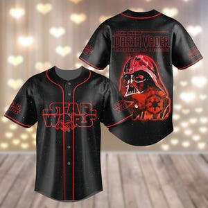 Darth Vader Starwars Baseball jersey, Anakin Skywalker Baseball Shirt, Disney Star Wars Jersey Team Shirt, Galax&#39;s Edge Shirt